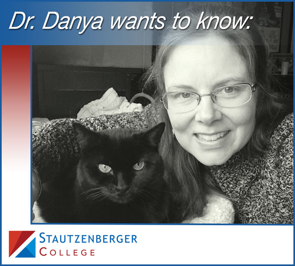 Dr. Danya and her cat